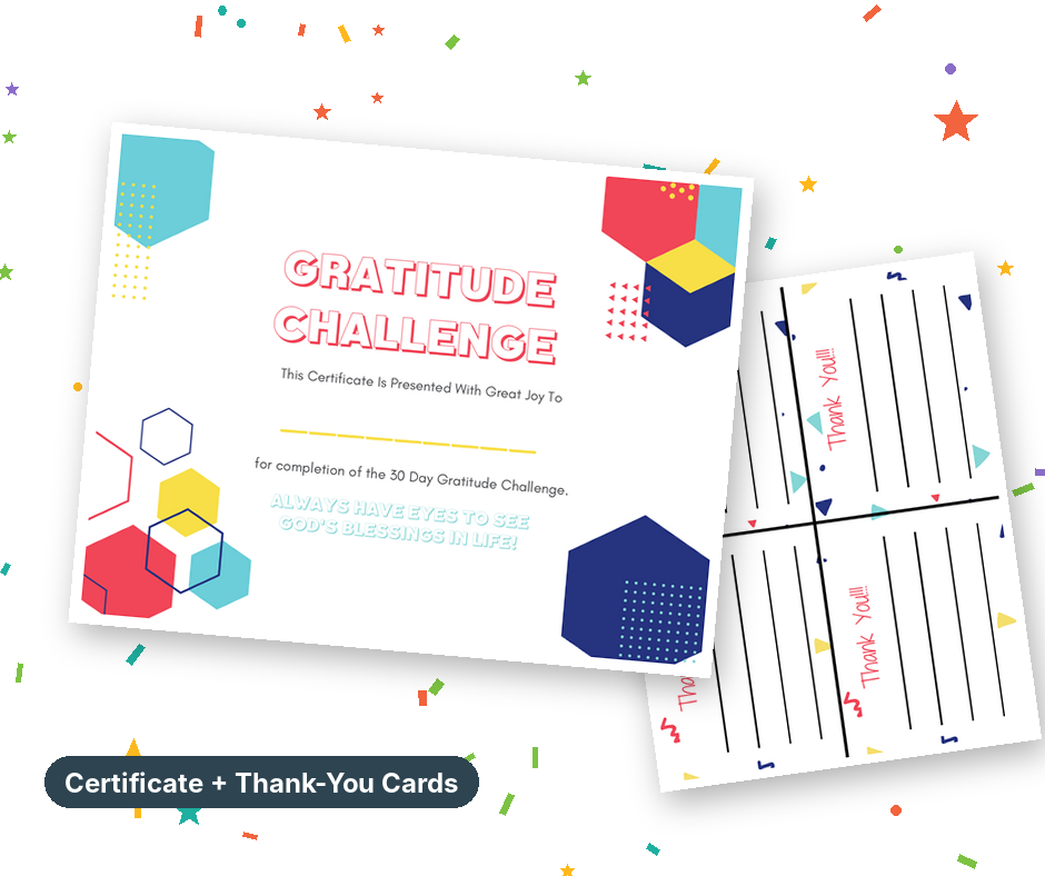 Junior Gratitude Journal: 30-Day Draw & Give Thanks Challenge for Kids