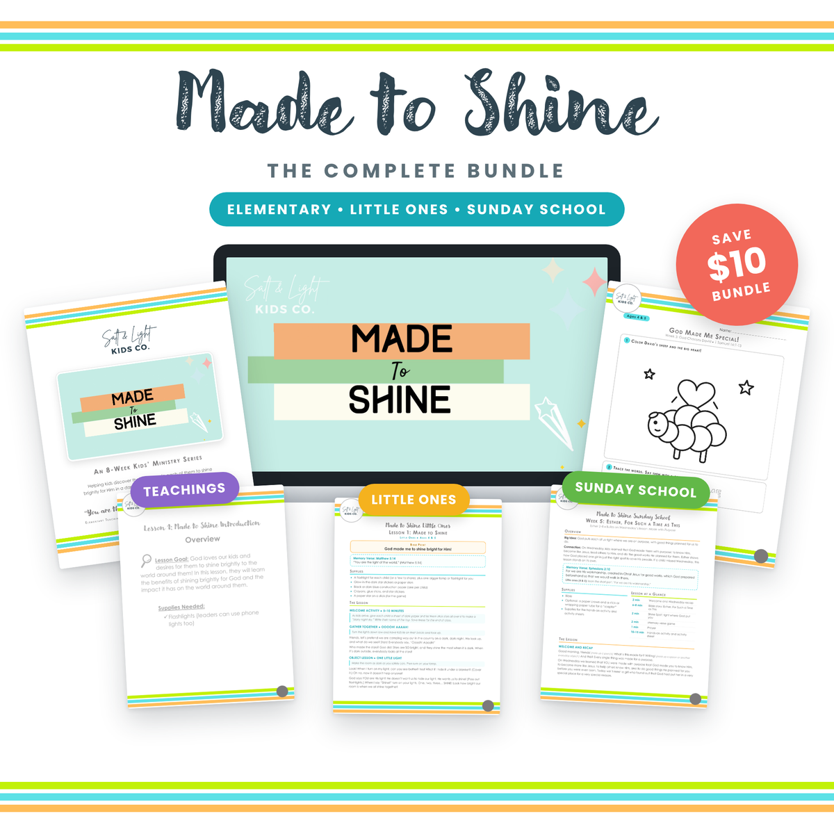Made to Shine: Complete Bundle (Curriculum + Sunday School Companion)
