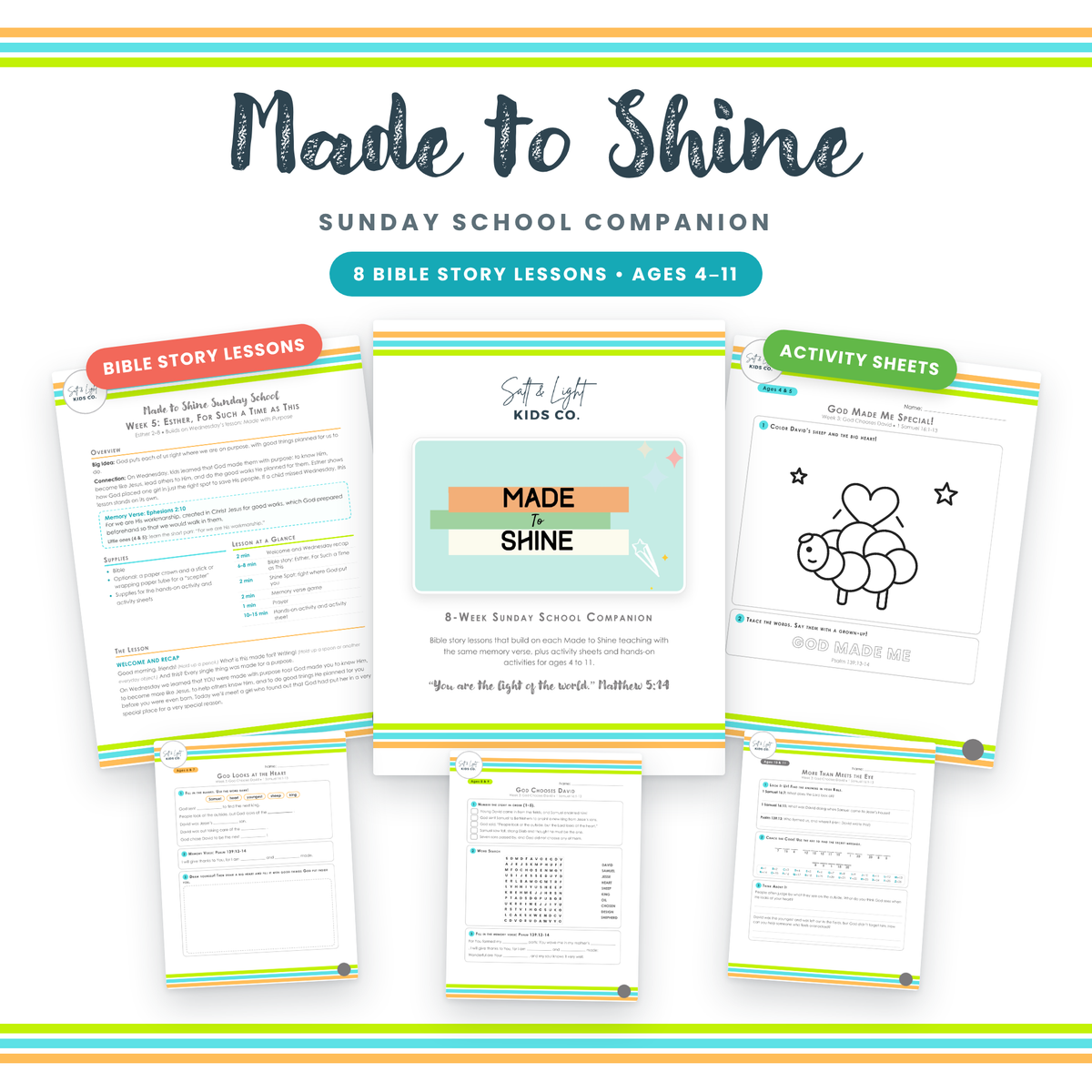 Made to Shine: Complete Bundle (Curriculum + Sunday School Companion)