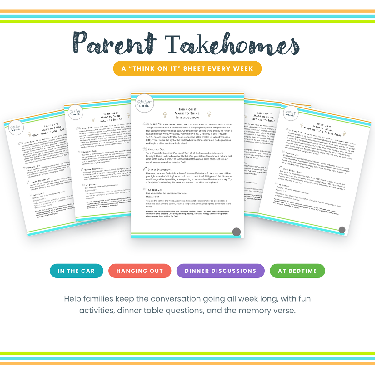 Made to Shine: 8-Week Kids' Ministry Curriculum