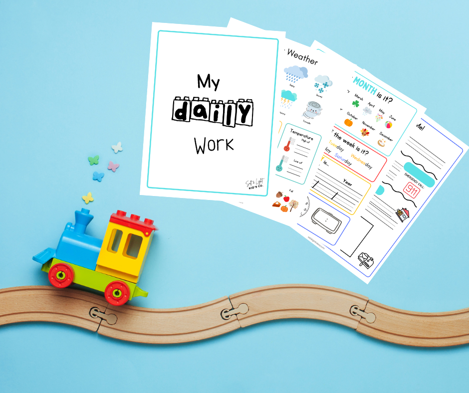 My Daily Work Packet: Calendar Time & Morning Routine Printable