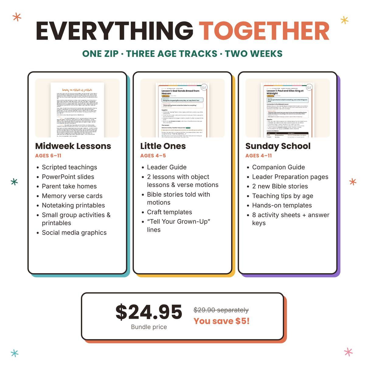 Attitude of Gratitude: Complete Bundle (Curriculum + Sunday School Companion)