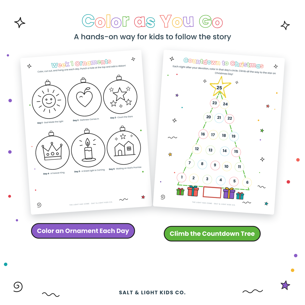 The Light Has Come: 25-Day Family Advent Devotional for Kids (Ages 4–12)