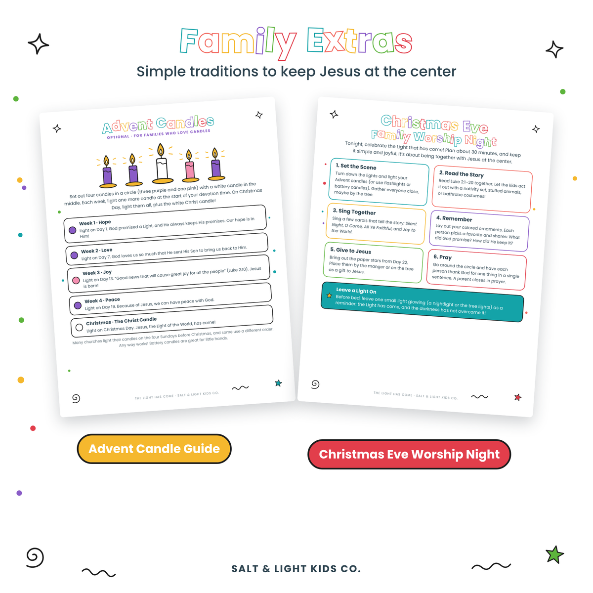 The Light Has Come: 25-Day Family Advent Devotional for Kids (Ages 4–12)