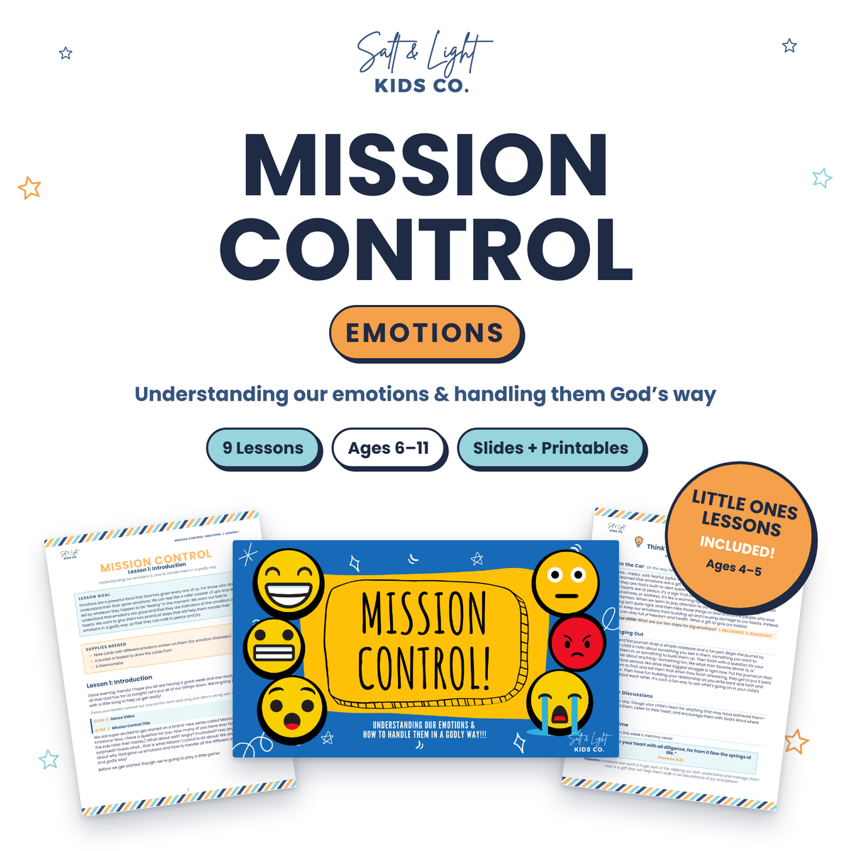 Mission Control Emotions: 9-Week Kids' Ministry Curriculum