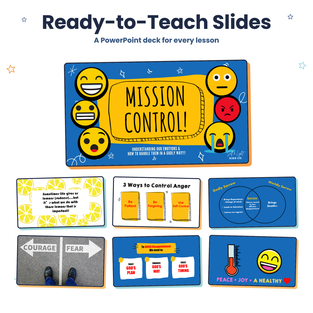 Mission Control Emotions: Complete Bundle (Curriculum + Sunday School Companion)
