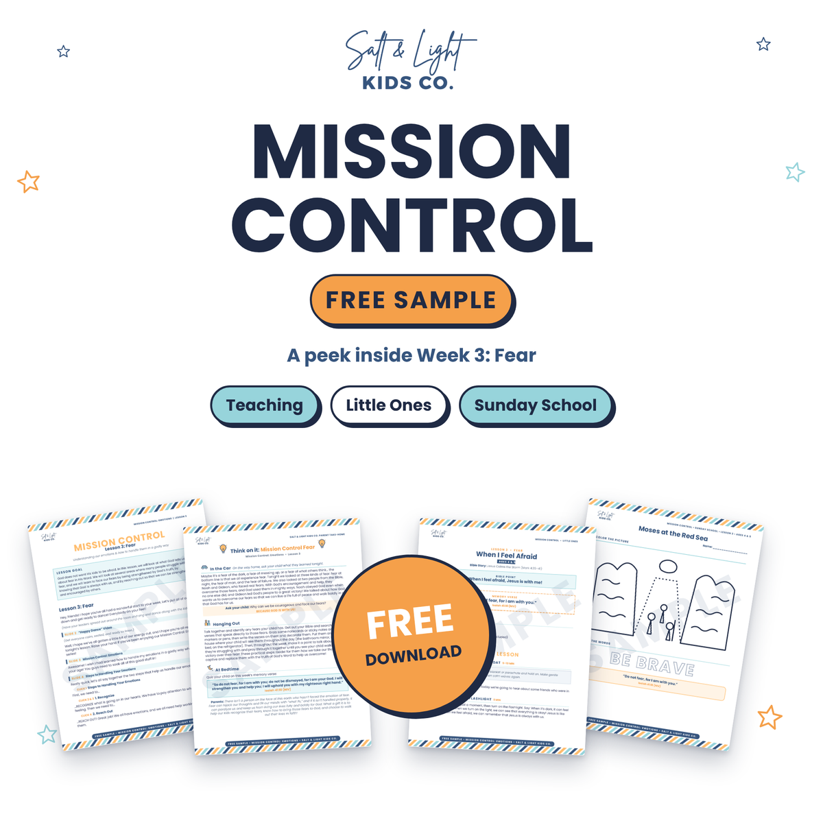 Mission Control Emotions: Free Sample Lesson Pack