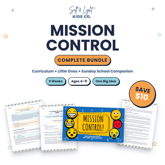 Mission Control Emotions: Complete Bundle (Curriculum + Sunday School Companion)