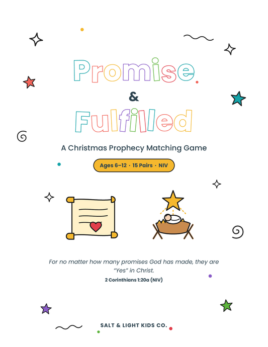 Promise & Fulfilled: Christmas Prophecy Matching Game for Kids (Ages 6–12)