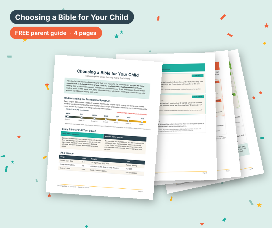 Choosing a Bible for Your Child: Free Parent Guide