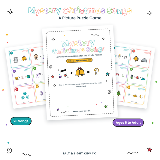 Mystery Christmas Songs: Picture Puzzle Game