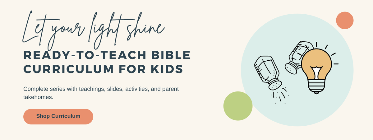 Salt & Light Kids Co. homepage banner